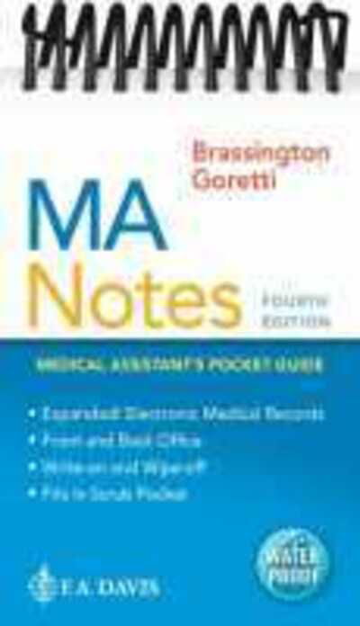 Cover for Cindi Brassington · MA Notes: Medical Assistant's Pocket Guide (Spiralbok) [4 Revised edition] (2020)