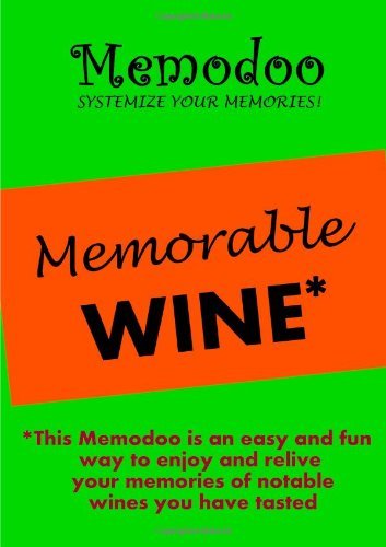 Cover for Memodoo · Memodoo Memorable Wine (Taschenbuch) (2012)