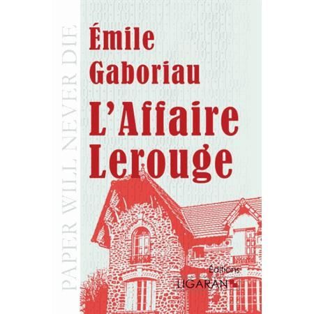 Cover for Émile Gaboriau · L'Affaire Lerouge (Paperback Book) (2015)