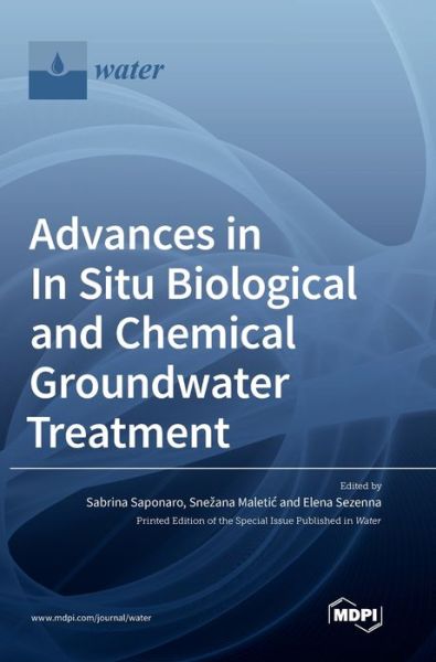 Cover for Sabrina Saponaro · Advances in In Situ Biological and Chemical Groundwater Treatment (Hardcover Book) (2020)