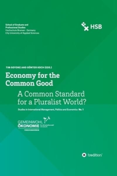 Cover for Goydke · Economy for the Common Good (Book) (2020)