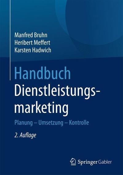 Cover for Manfred Bruhn · Handbuch Dienstleistungsmarketing (Book) (2019)