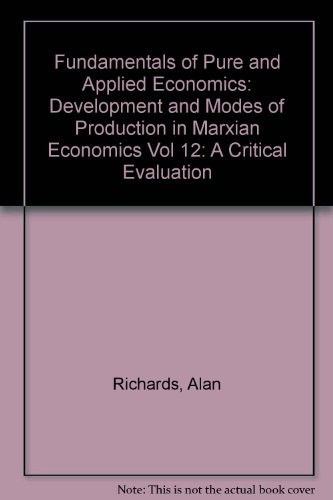 Development And Modes Of Produ - Alan Richards - Books - Taylor and Francis - 9783718603329 - 1986