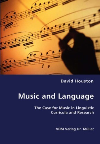 Music and Language - David Houston - Kirjat - VDM Verlag Dr. Mueller e.K. - 9783836471329 - keskiviikko 27. helmikuuta 2008