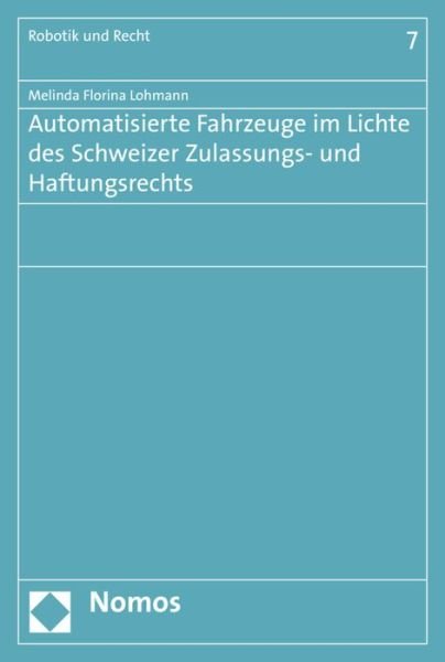 Cover for Lohmann · Automatisierte Fahrzeuge (Book) (2016)