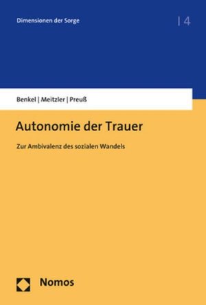 Cover for Benkel · Autonomie der Trauer (Bok) (2019)