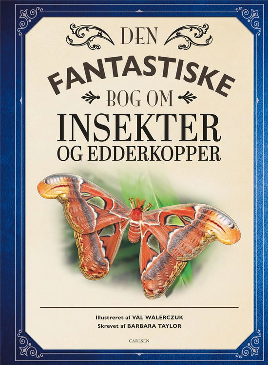 Cover for Tom Jackson; Barbara Taylor · Den fantastiske bog om …: Den fantastiske bog om insekter og edderkopper (Bound Book) [1º edição] (2021)