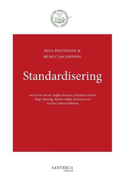 Cover for Bengt Jacobsson · Standardisering (Paperback Book) (1998)