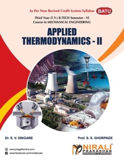 Cover for S V Dr Dingare · Applied Thermodynamics-II (Paperback Book) (2019)