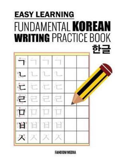 Cover for Fandom Media · Easy Learning Fundamental Korean Writing Practice Book (Pocketbok) (2017)