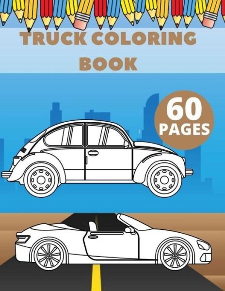 Truck Coloring Book - Qestro Restro - Boeken - Independently Published - 9798679270329 - 25 augustus 2020