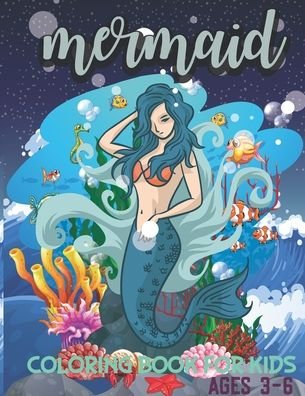 Cover for Sufsparken Press Publications · Mermaid coloring book for kids ages 3-6 (Paperback Book) (2020)