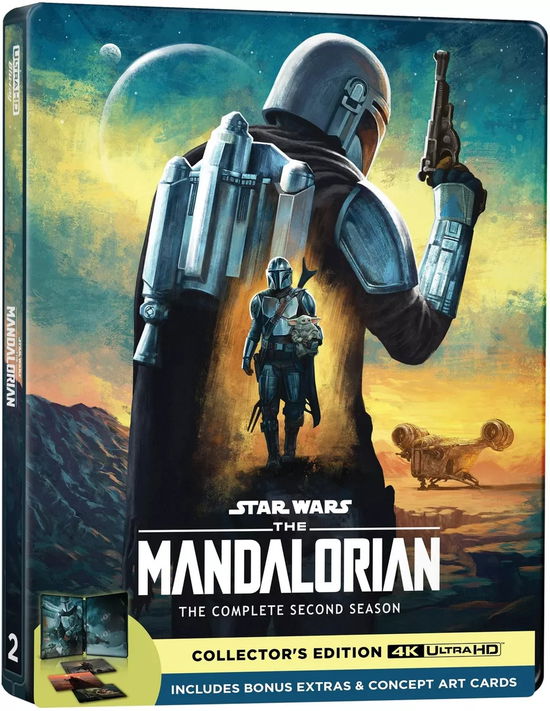 Cover for Mandalorian · Mandalorian : Season 2 (4K UHD + Blu-ray) [Steelbook edition] (2023)