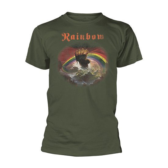 Cover for Rainbow · Rising Distressed (Military Green) (T-shirt) [size S] (2022)
