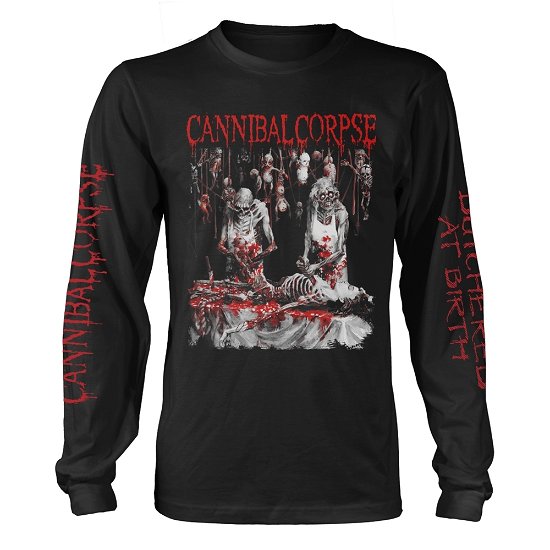 Cover for Cannibal Corpse · Butchered at Birth (Explicit) (Shirt) [size L] [Black edition] (2019)