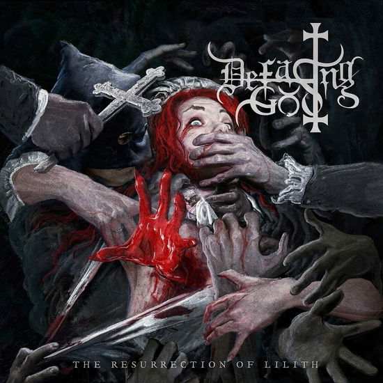 Cover for Defacing God · Resurrection of Lilith (Red) (LP) (2022)