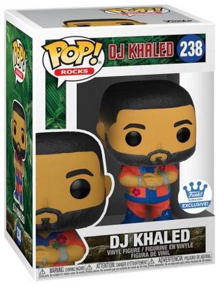 Dj Khaled Pop! Rocks Vinyl Figur Exclusive 9 Cm - Dj Khaled - Produtos - Funko - 0889698572330 - 25 de junho de 2022