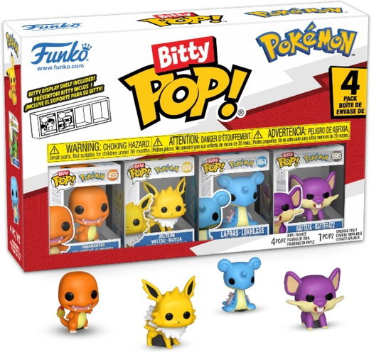 Cover for Bitty Pop Pokemon · Bitty Pop Pokemon Charmander 4 Pack (Funko POP!) (2025)