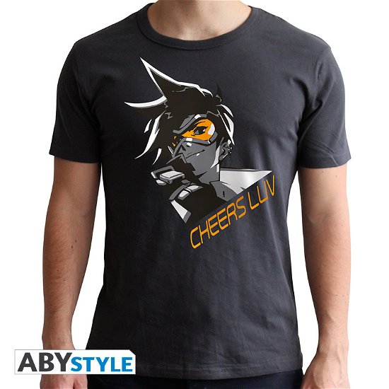 OVERWATCH - Tshirt Tracer man SS dark grey - new - T-Shirt Männer - Merchandise -  - 3700789251330 - 7. februar 2019