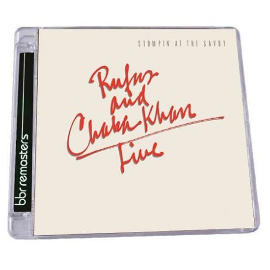 Cover for Rufus and Chaka Khan · Live: Stompin At The Savoy (CD) [Remastered edition] (2015)