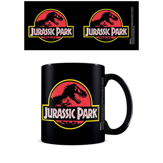 Cover for Jurassic Park · Jurassic Park (Logo) Black Pod Mug (MERCH)