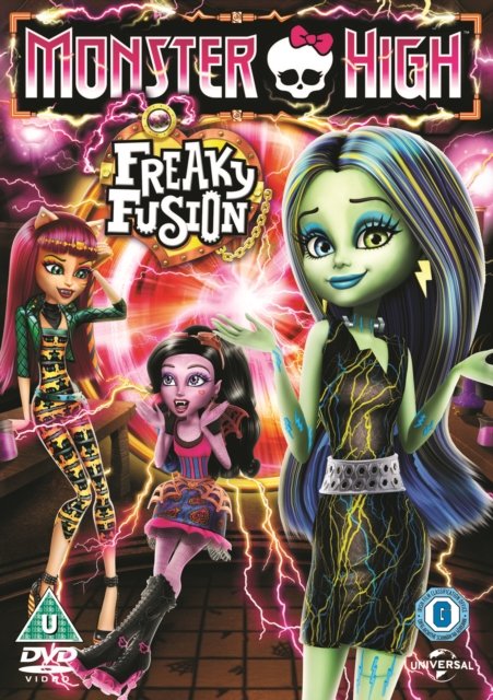Cover for Monster High Freaky Fusion DVD · Monster High - Freaky Fusion (DVD) (2014)