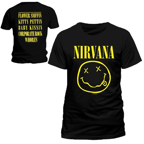 Smiley X Large T Shirt - Nirvana - Merchandise - NIRVANA - 5054015147330 - 