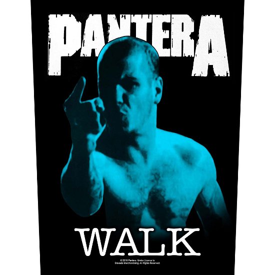 Cover for Pantera · Walk (Backpatch) (Patch) [Black edition] (2019)