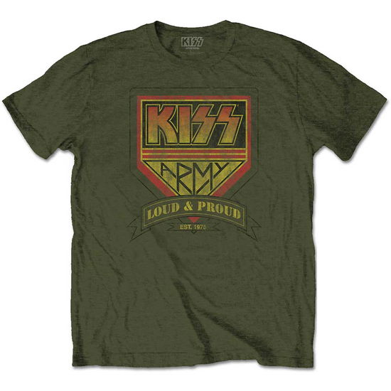 KISS Unisex T-Shirt: Loud & Proud - Kiss - Koopwaar - MERCHANDISE - 5056170642330 - 22 januari 2020