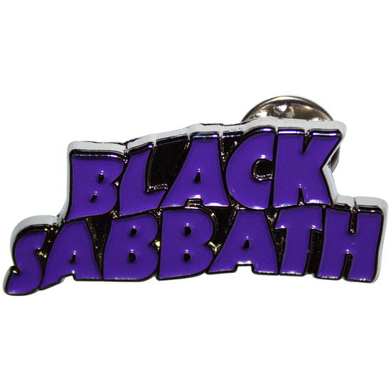 Cover for Black Sabbath · Black Sabbath  Pin Badge: Purple Wavy Logo (Badge) (2024)