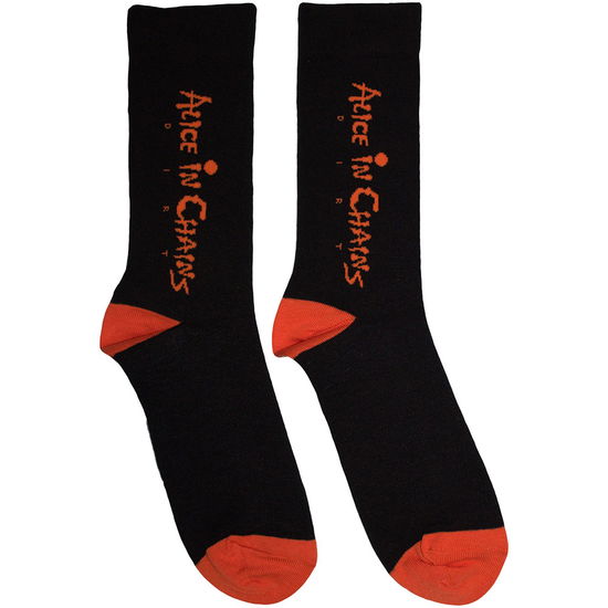 Alice In Chains Unisex Ankle Socks: Logo (Black) (UK Size 6 - 11) - Alice In Chains - Produtos - - 5056836434330 - 25 de fevereiro de 2025