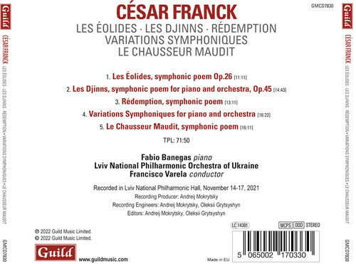 Fabio Banegas · Cesar Franck Les Eolides Les Djinns Redeption (CD) (2022)