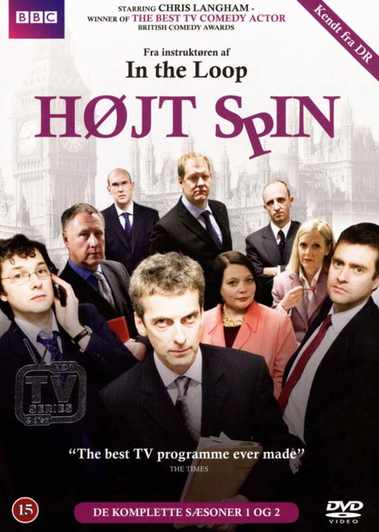 Cover for The Thick of It · Højt spin - Sæson 1+2 [DVD] (DVD) (2024)