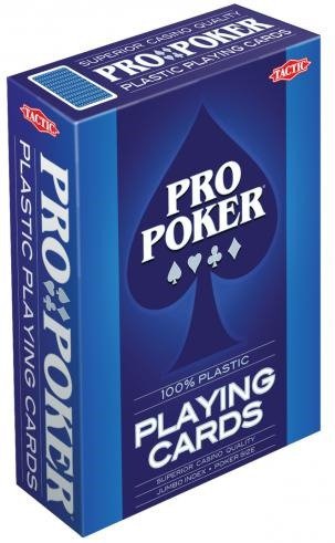Pro Poker plastic playing cards - Tactic - Produtos - Tactic Games - 6416739031330 - 