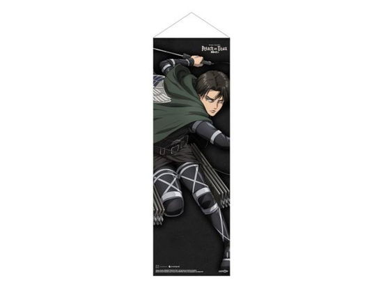 Attack on Titan Slim Wandrolle Levi 30 x 90 cm -  - Fanituote -  - 6430063312330 - keskiviikko 14. elokuuta 2024