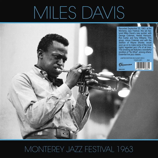 Cover for Miles Davis Quintet · Live At The 1963 Monterey Jazz Festival (Numbered Edition) (Clear Vinyl) (LP) [Numbered edition]