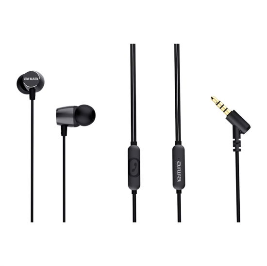 Cover for Aiwa · Aiwa ESTM-30BK Ultra Compact Dynamic In-Earphone (Black) (MERCH)