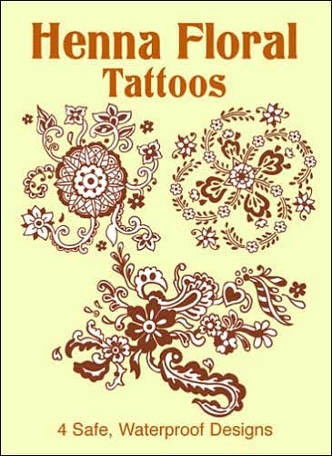 Henna Floral Tattoos - Dover Tattoos - Anna Pomaska - Gadżety - Dover Publications Inc. - 9780486437330 - 24 września 2004