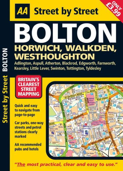 Cover for AA Publishing · AA Street by Street Bolton (Paperback Book) [Third edition] (2007)