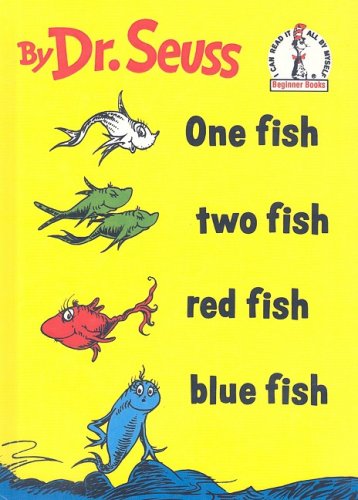 Cover for Dr Seuss · One Fish, Two Fish, Red Fish, Blue Fish (I Can Read It All by Myself Beginner Books) (Hardcover Book) (1960)