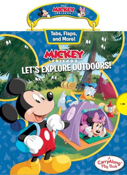 Cover for Maggie Fischer · Disney Mickey Mouse: Let's Explore Outdoors - Carry Along Play Book (Inbunden Bok) (2019)