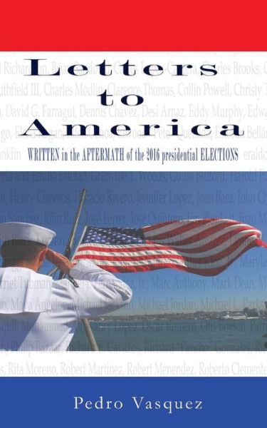 Cover for Pedro Vasquez · Letters to America (Paperback Book) (2018)