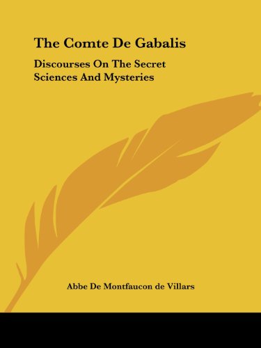 Cover for Abbe De Montfaucon De Villars · The Comte De Gabalis: Discourses on the Secret Sciences and Mysteries (Paperback Book) (2005)