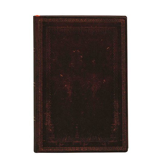 Cover for Paperblanks · Black Moroccan Bold Mini Lined Softcover Flexi Journal (176 pages) - Old Leather Collection (Paperback Bog) (2018)