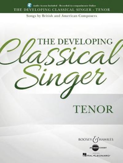 Cover for Richard Walters · The developing classical singer songs by British and American composers : Tenor (Book) [Tenor. edition] (2017)