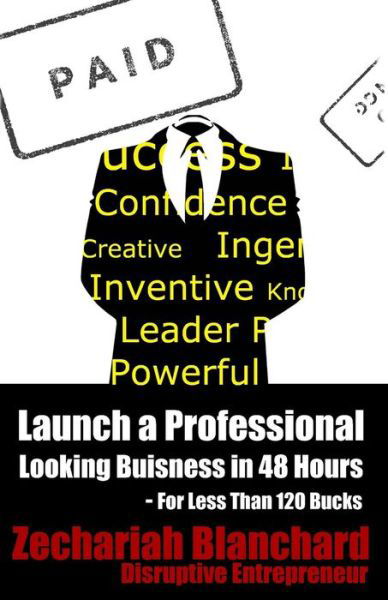 Cover for Zechariah Blanchard · Launch a Professional Looking Business in 48 Hours: for Less Than 120 Bucks (Taschenbuch) (2014)