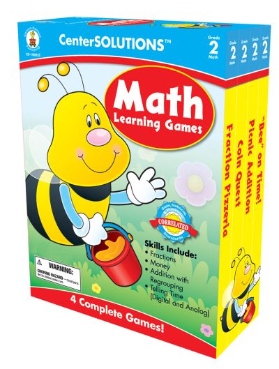 Cover for Carson-Dellosa Publishing · Math Learning Games, Grade 2 (GAME) (2008)