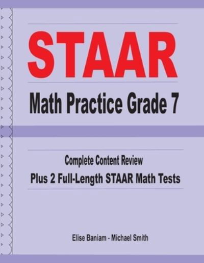 Cover for Michael Smith · STAAR Math Practice Grade 7 (Paperback Book) (2020)