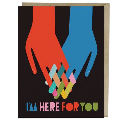 Cover for Lisa Congdon · 6-Pack Em &amp; Friends I’m Here for You Empathy Greeting Cards (Book pack) (2021)