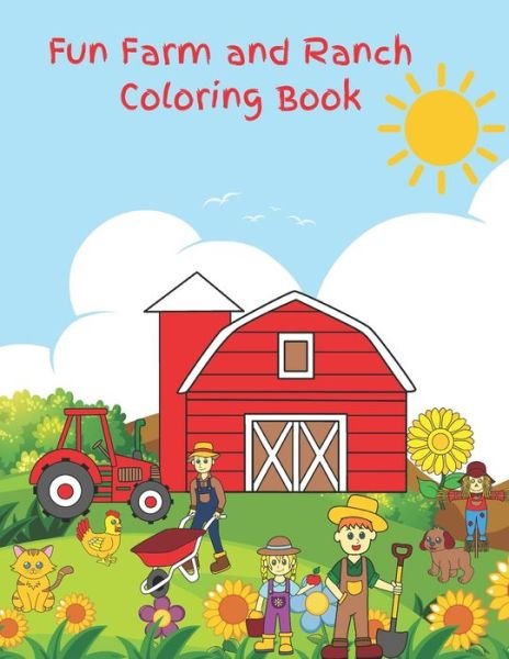 White Dog Books · Fun Farm and Ranch Coloring Book (Paperback Book) (2019)